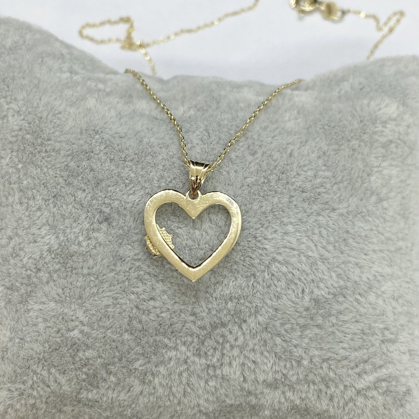 14K Real Solid Gold Heart Pendant Necklace for Women, Ladybug Necklace Gold, Gold Heart Necklace ,Birthday Gifts, Handmade Jewelry