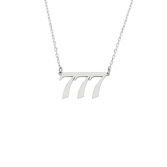 Angel Number Necklace for Women , Spiritual Jewelry , Birth Year Necklace , Personalized Custom Number Date Necklaces , 925 Sterling Silver