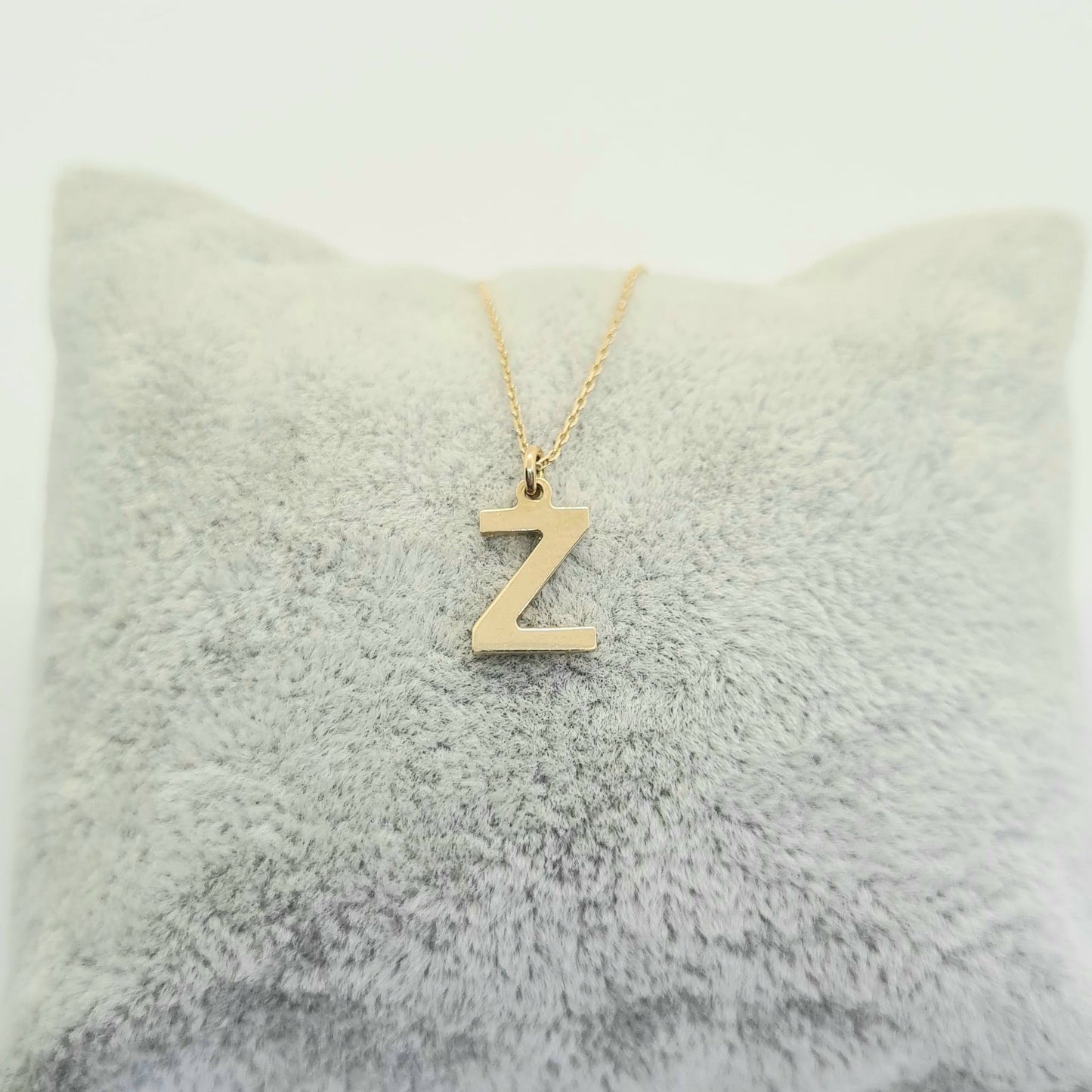 14K Real Solid Gold Initial Necklace , Personalized Gifts , Initial Pendant , Custom Initial Necklace Gold , Gold Letter Necklace for Women