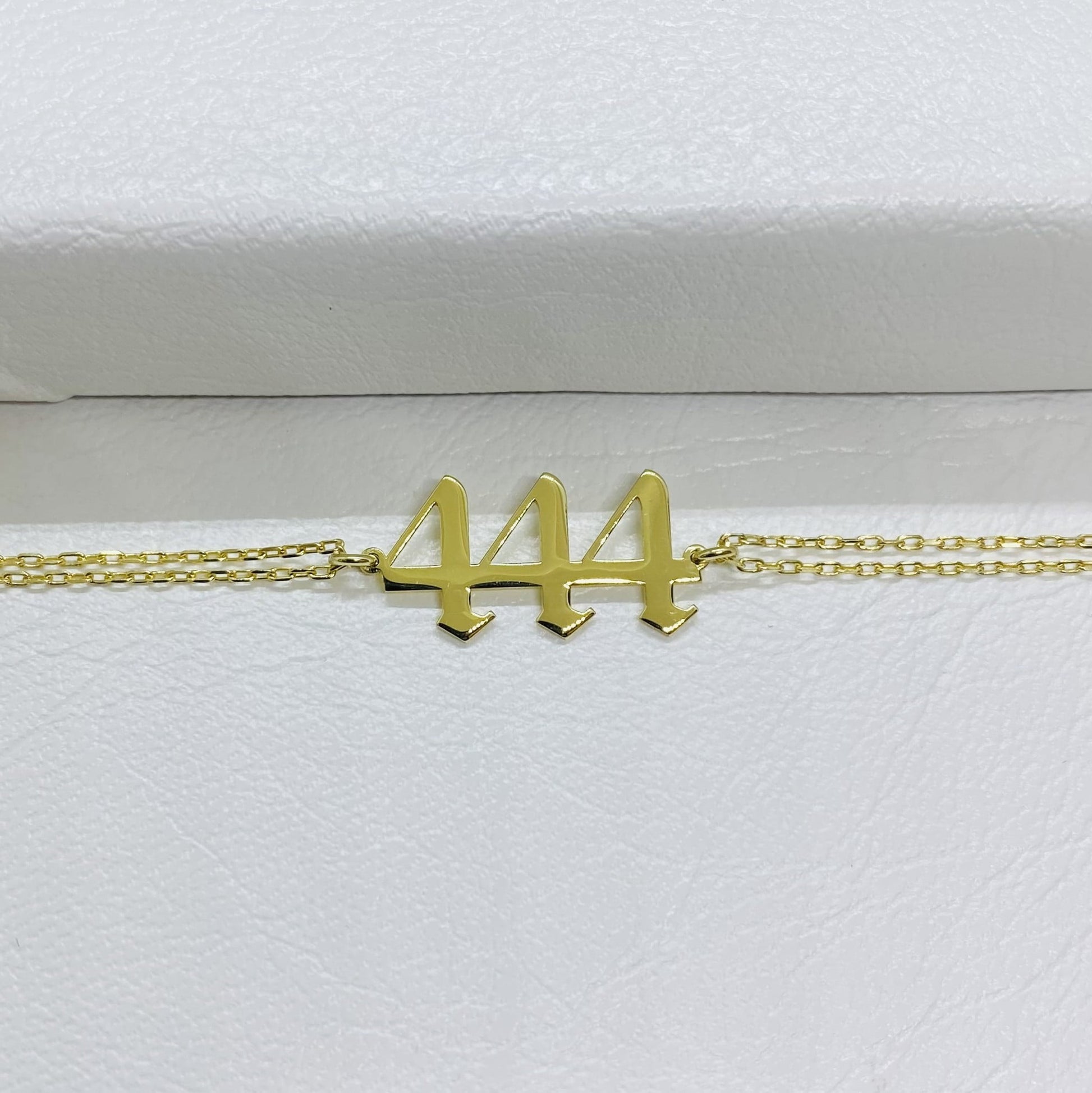 14K Gold Angel Number Bracelet for Women, Numerology Birth Year Personalized Custom Number Date Bracelet ,Lucky Spiritual Jewelry