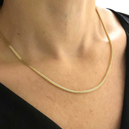 14K Gold Herringbone Necklace for Women , 2.5MM X 1.4MM , Herringbone Necklace Gold , Chain Jewelry , Gift for Her , Christmas Gifts
