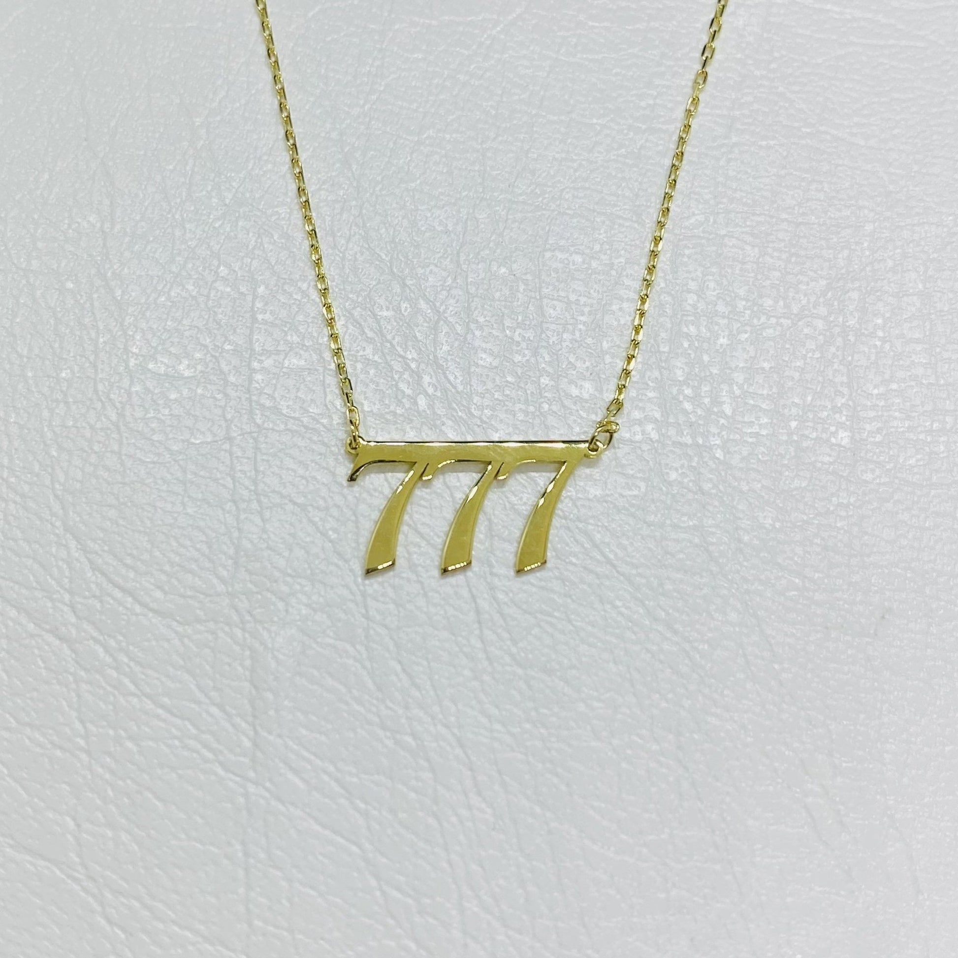 14K Real Solid Gold Angel Number Necklace for Women , Birth Year Necklace , Personalized Gifts , Custom Number Pendant ,Numerical Jewelry