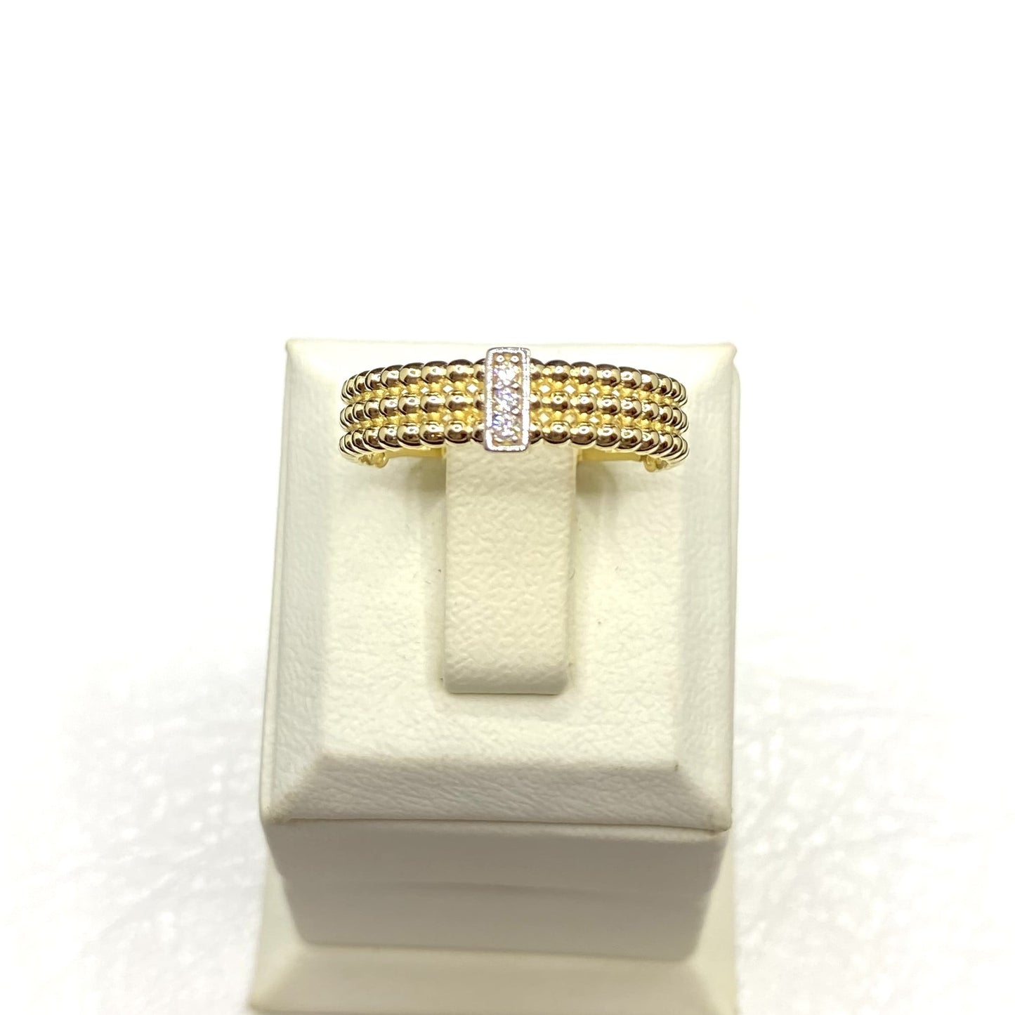 14K Real Solid Gold Baguette Ring For Women , Dot Ring Gold , Dainty Baguette Design Ring , Best Christmas Gift for her mom , Unique Ring