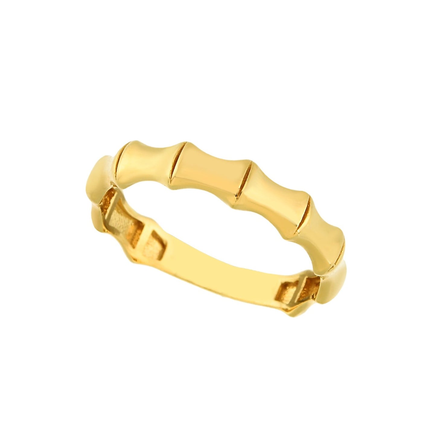 14K Real Solid Gold Bamboo Ring for Women , Dainty Band Ring , Minimalist Ring Gold, Gift For Her , Christmas Gift , Birthday Gifts (copy)