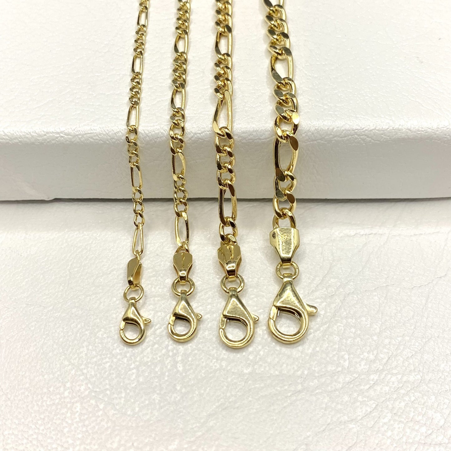 14K Real Solid Gold Figaro Bracelet, Figaro Chain Bracelet with Turquoise Birthstone , Link Bracelet Gold ,Dainty Gold Chain Bracelet