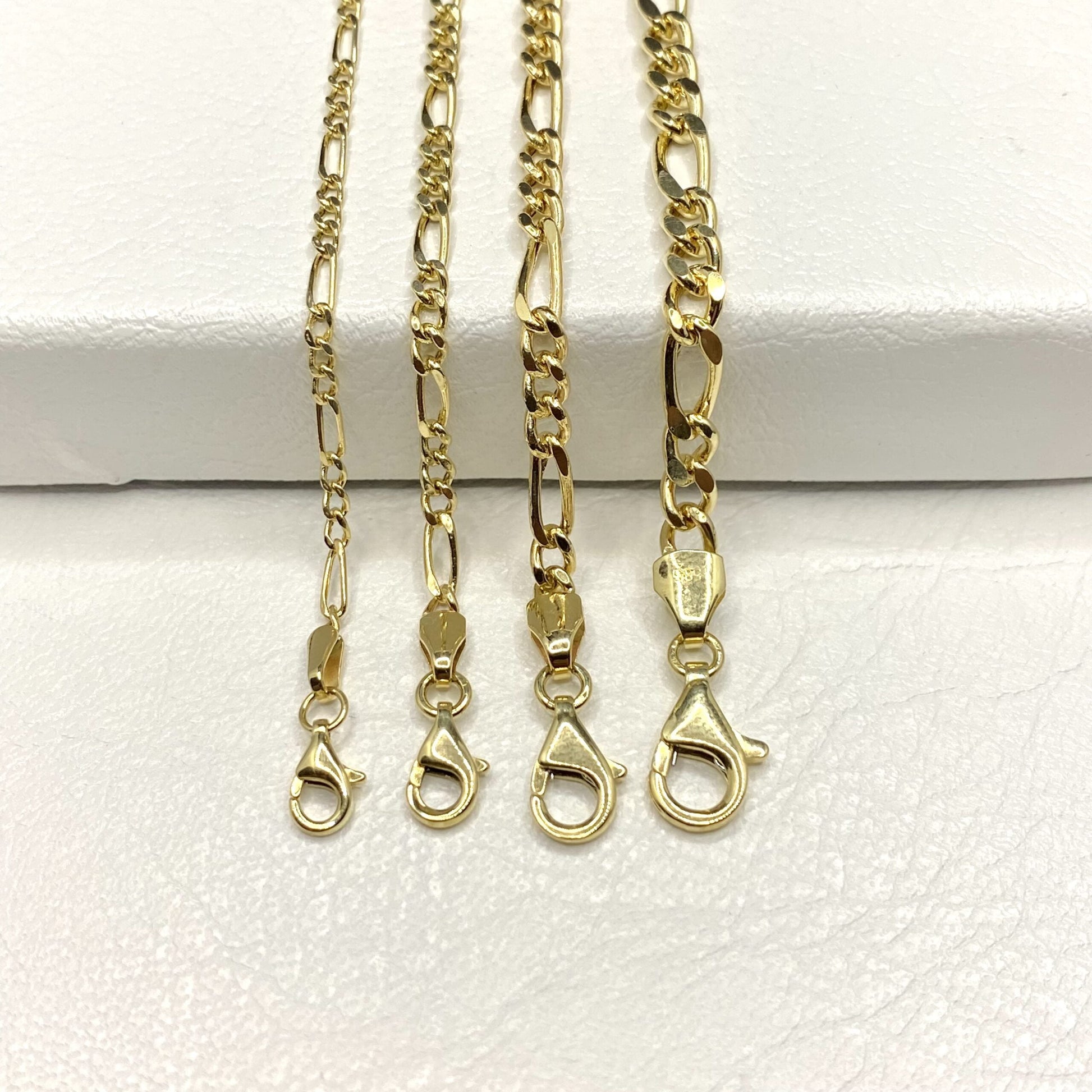 14K Real Solid Gold Figaro Bracelet, Figaro Chain Bracelet with Turquoise Birthstone , Link Bracelet Gold ,Dainty Gold Chain Bracelet