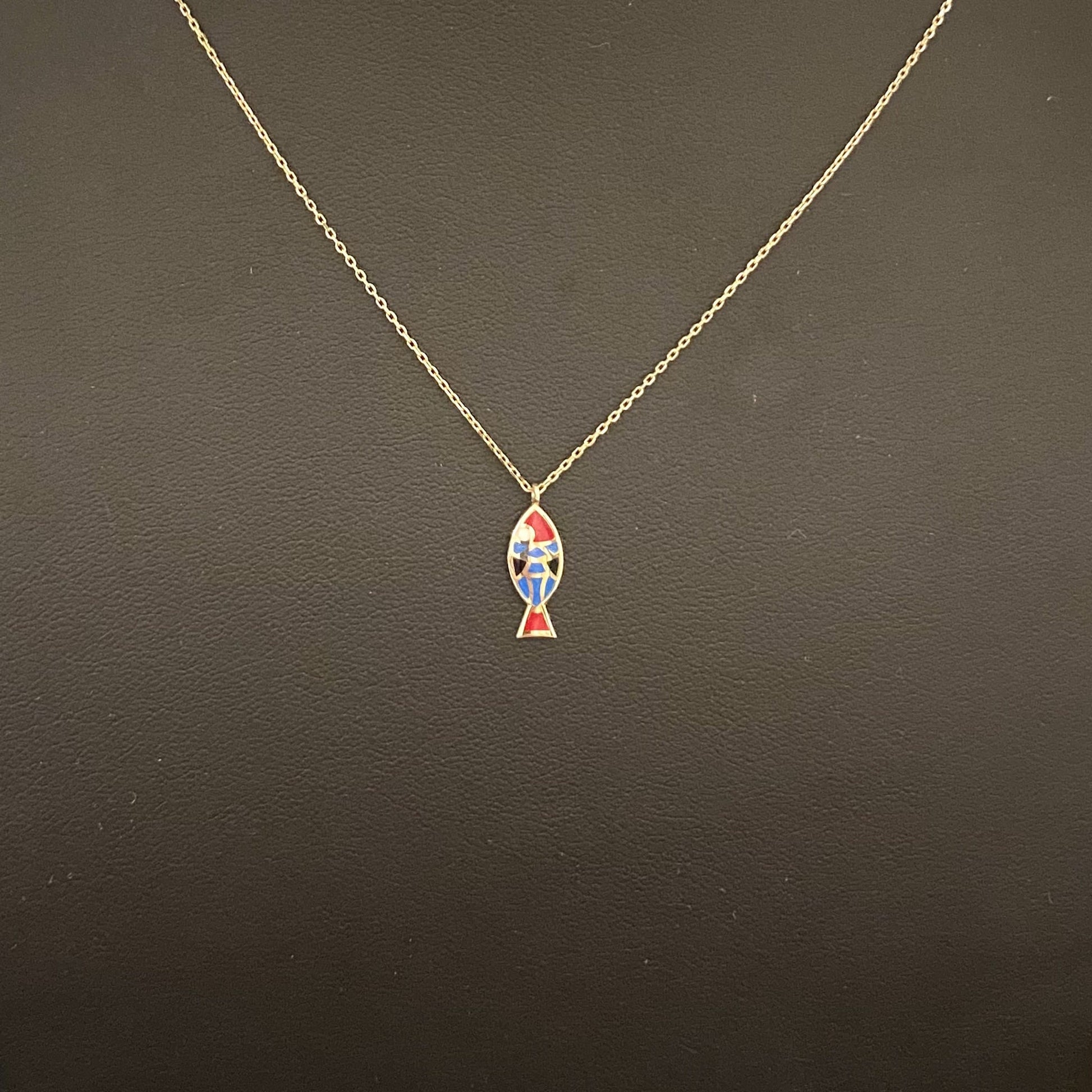 14K Real Solid Gold Fish Necklace for Women , Fish Jewelry ,Fish Pendant ,Fish Gifts , Gold Charm Necklace ,Sea Necklace ,Birthday Gifts