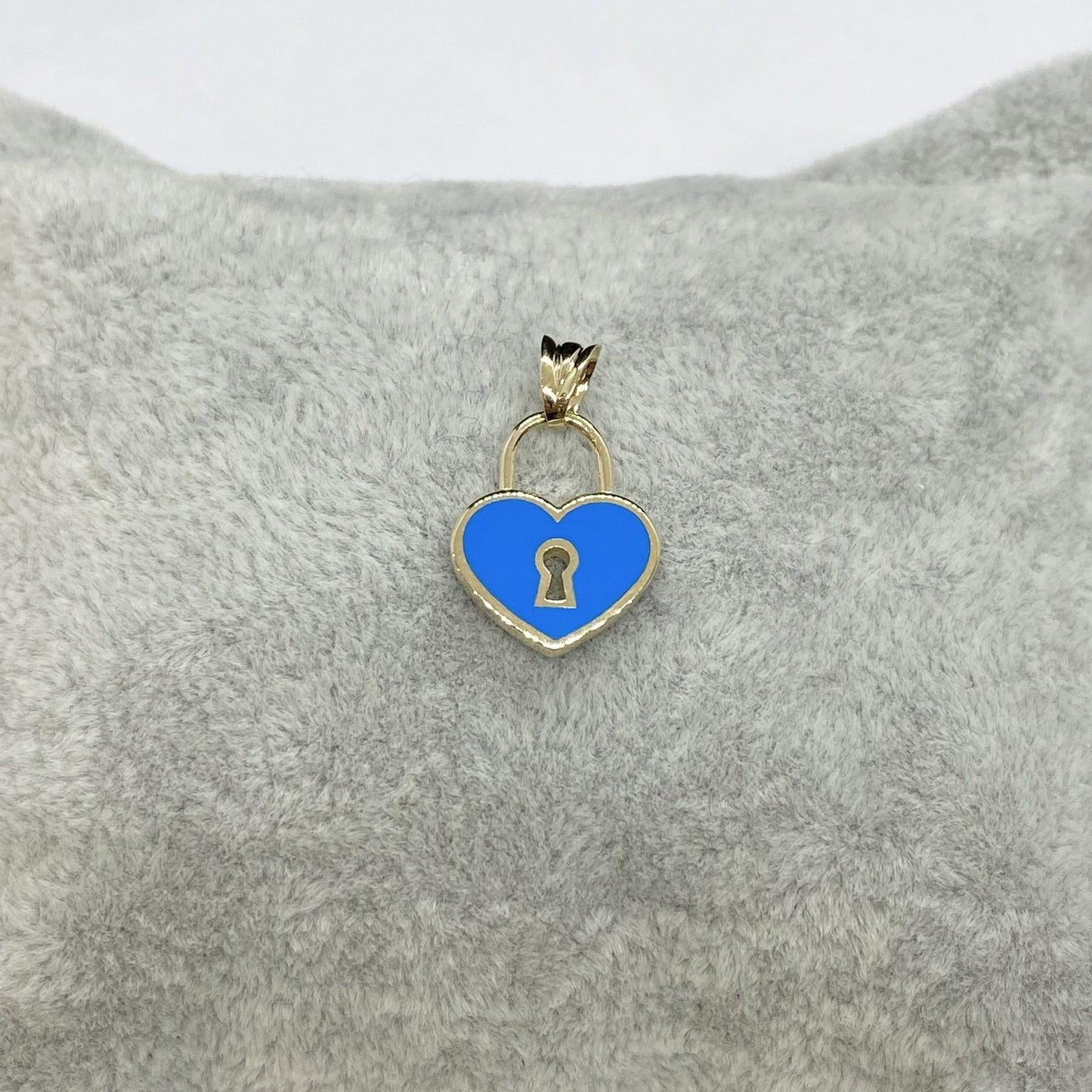 14K Real Solid Gold Heart Lock Necklace • Tiny Padlock Pendant • Yellow Gold Simple Love Necklace • Dainty Gold Chain , Christmas Gift for her mom