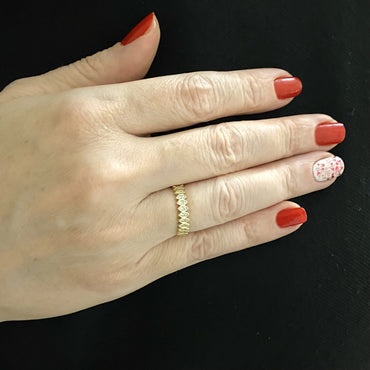 14K Real Solid Gold Marquise Ring for Women , CZ Marquise Shape Ring , Cubic Zirconia Marquise Design Ring , Christmas Gift for her