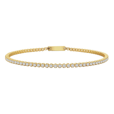 14K Real Solid Gold Tennis Bracelet for Women , CZ Eternity Tennis Bracelet , Tennis Bracelet Cubic Zirconia Multicolor , Gift for Her