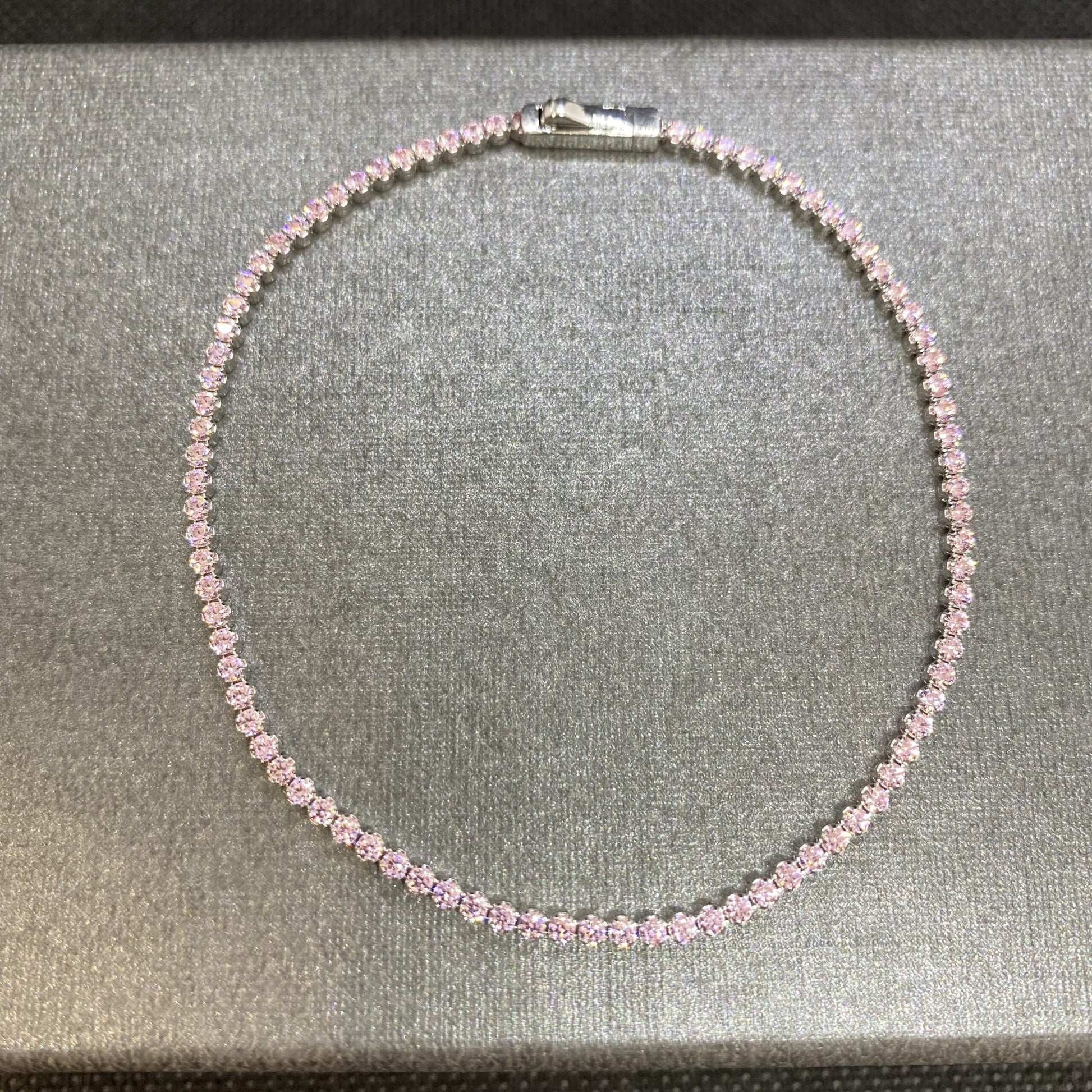 14K Real Solid Gold Tennis Bracelet for Women | CZ Eternity Tennis Bracelet for Her