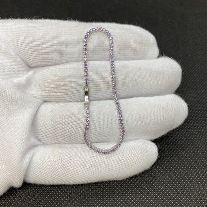 14K Real Solid Gold Tennis Bracelet for Women | CZ Eternity Tennis Bracelet for Her, Anniversary Gift