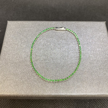 14K Real Solid Gold Tennis Bracelet for Women | CZ Eternity Tennis Bracelet for Her, Anniversary Gift