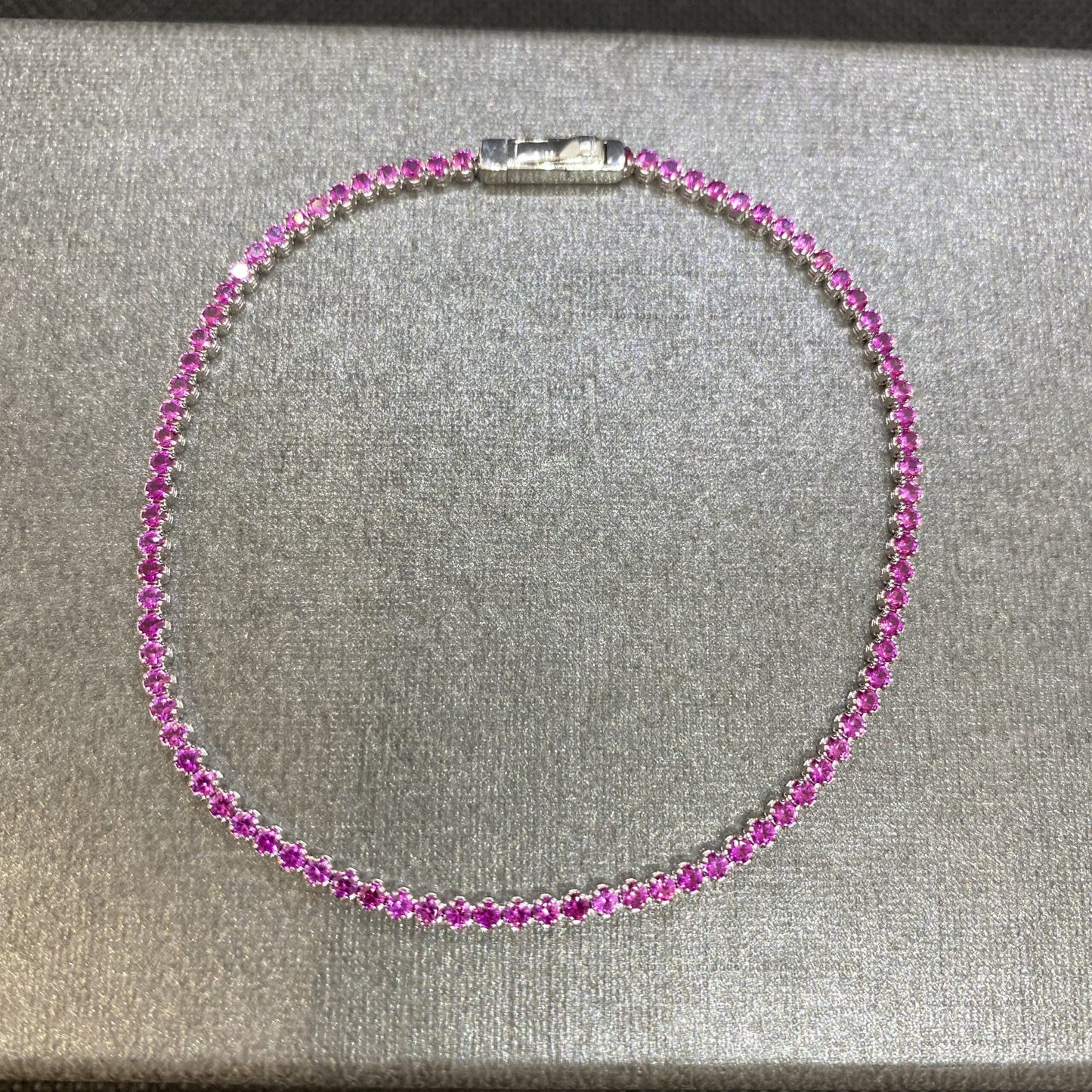 14K Real Solid Gold Tennis Bracelet for Women | CZ Eternity Tennis Bracelet for Her, Best Birthday Gift