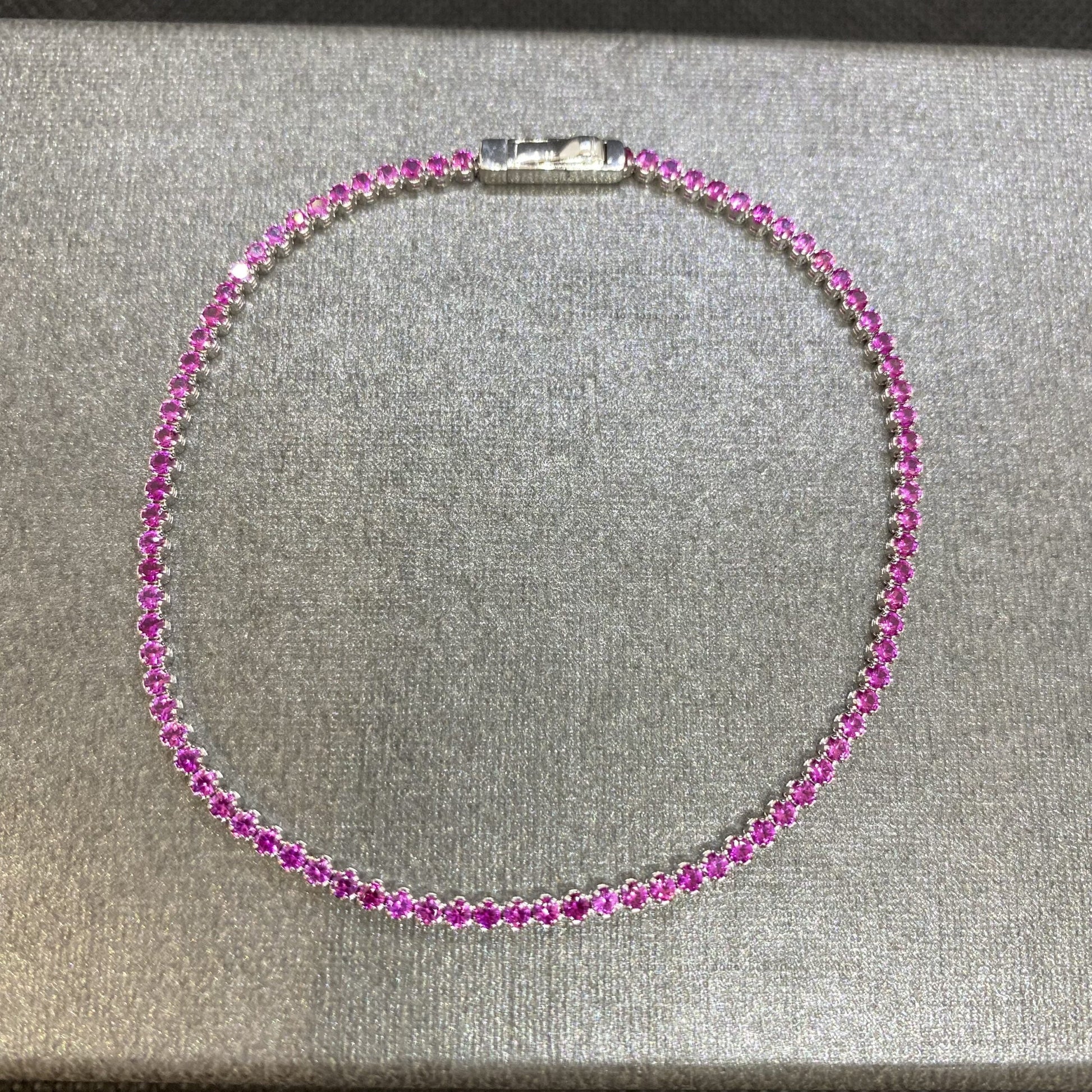 14K Real Solid Gold Tennis Bracelet for Women | CZ Eternity Tennis Bracelet for Her, Best Birthday Gift