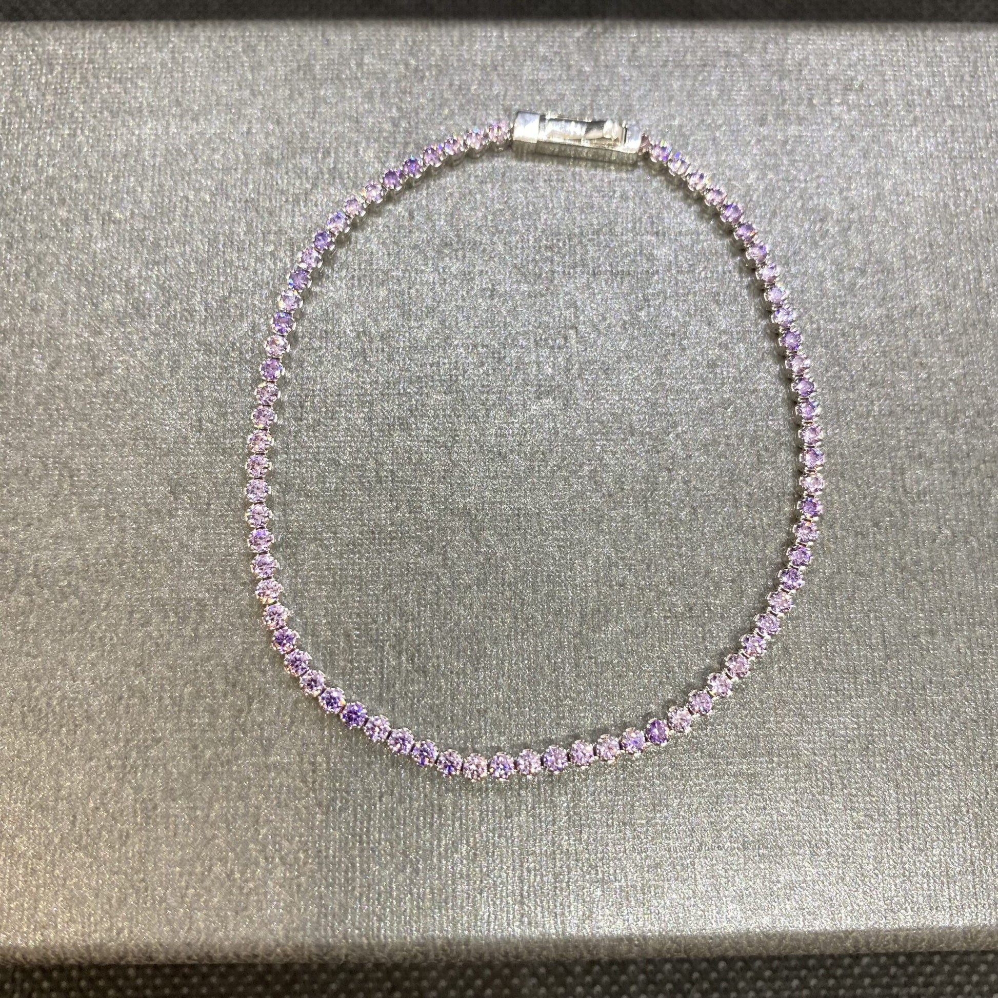 14K Real Solid Gold Tennis Bracelet for Women | CZ Eternity Tennis Bracelet for Her, Birthday Gift for her