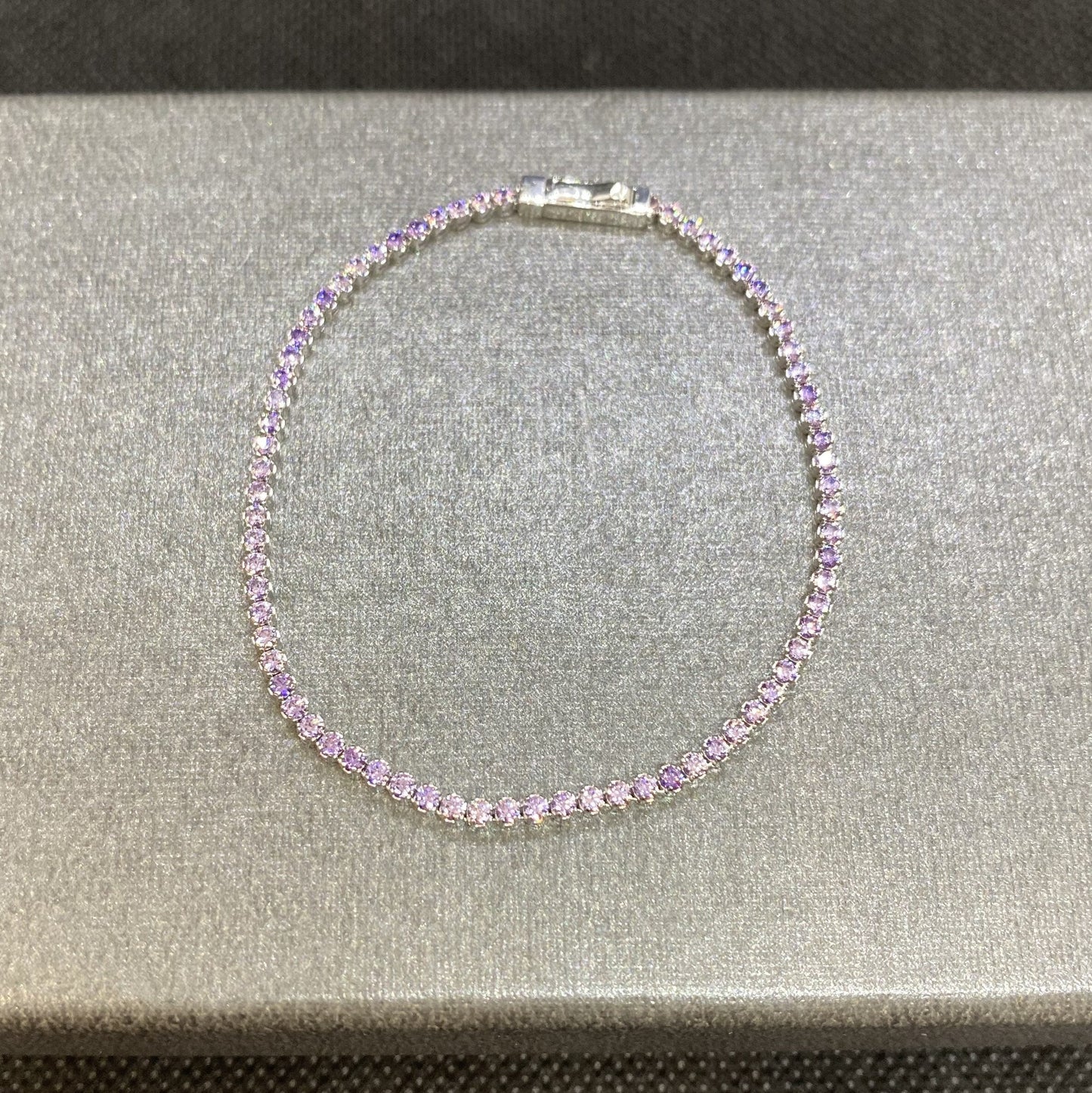 14K Real Solid Gold Tennis Bracelet for Women | CZ Eternity Tennis Bracelet for Her, Christmas Gift for her