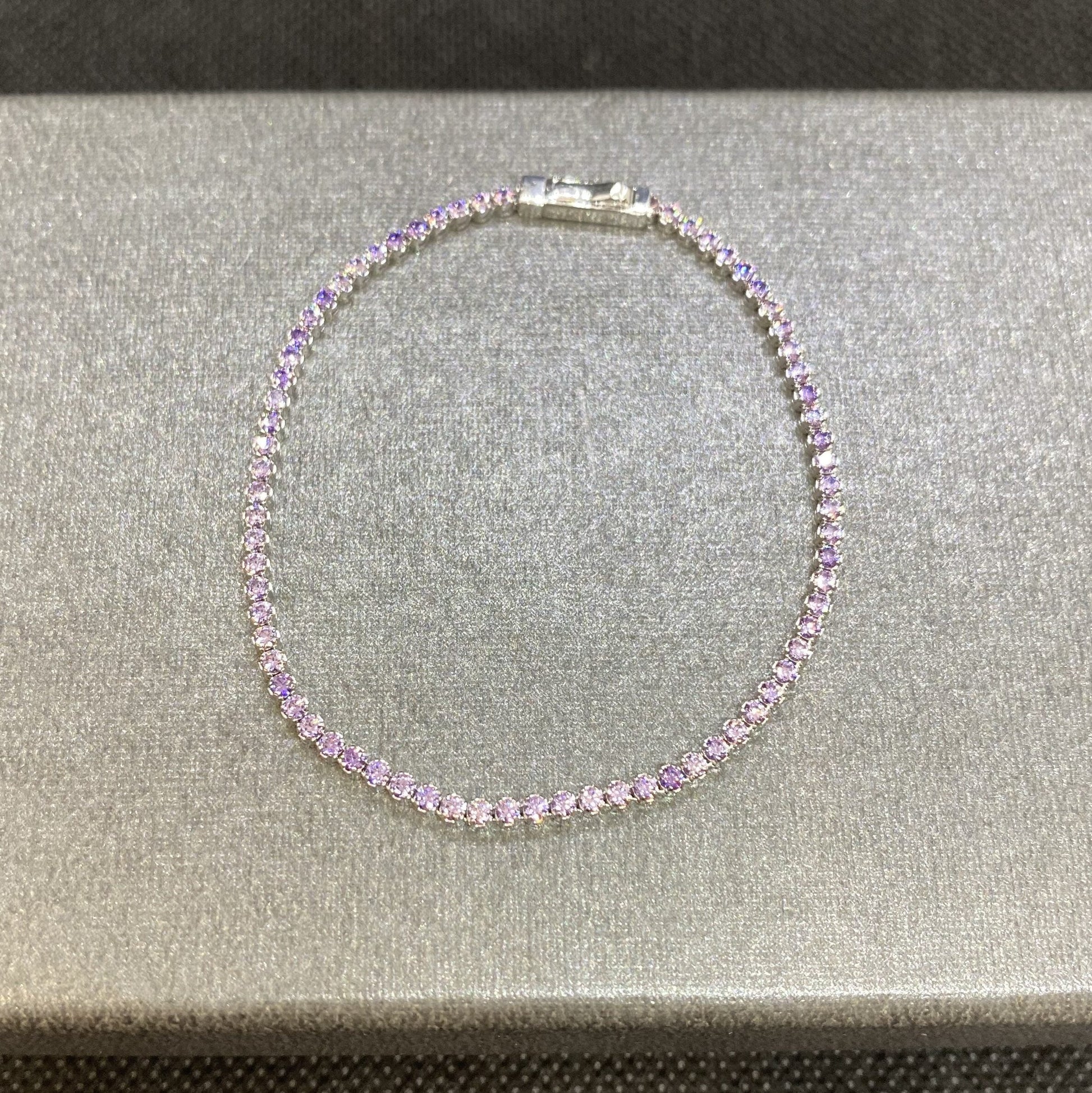 14K Real Solid Gold Tennis Bracelet for Women | CZ Eternity Tennis Bracelet for Her, Christmas Gift for her