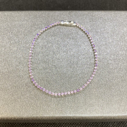 14K Real Solid Gold Tennis Bracelet for Women | CZ Eternity Tennis Bracelet for Her, Christmas Gift for her