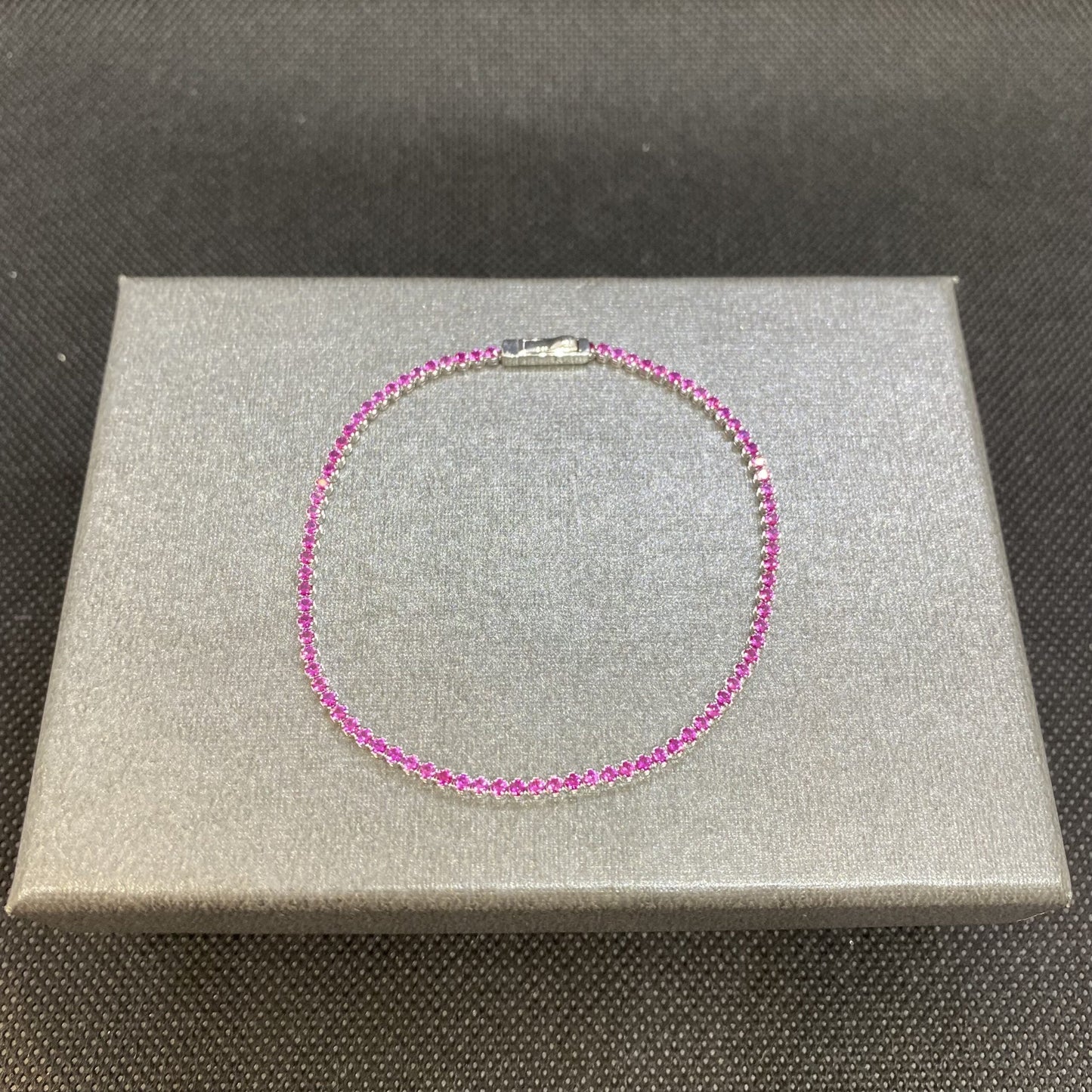 14K Real Solid Gold Tennis Bracelet for Women | CZ Eternity Tennis Bracelet for Her, Valentine's Day Gift