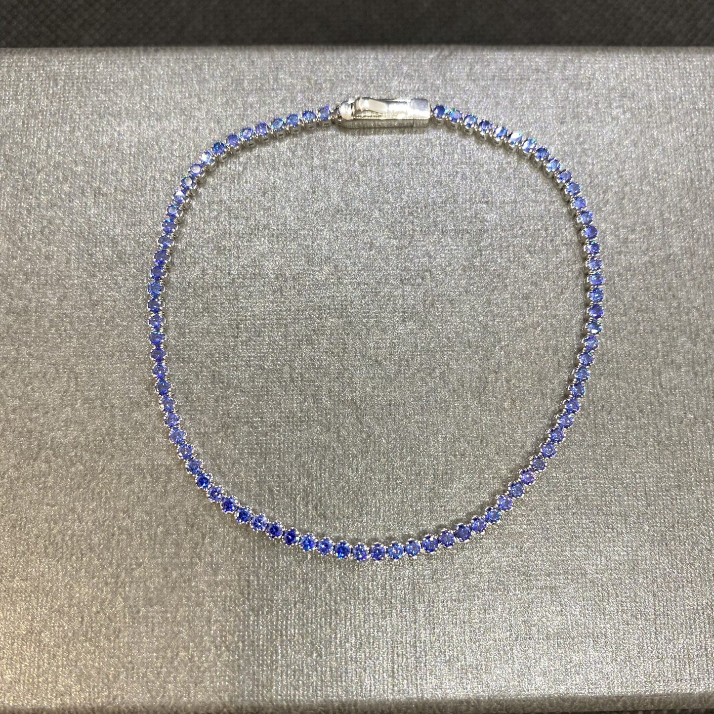 14K Real Solid Gold Tennis Bracelet for Women | CZ Eternity Tennis Bracelet for Her, Valentine's day gift