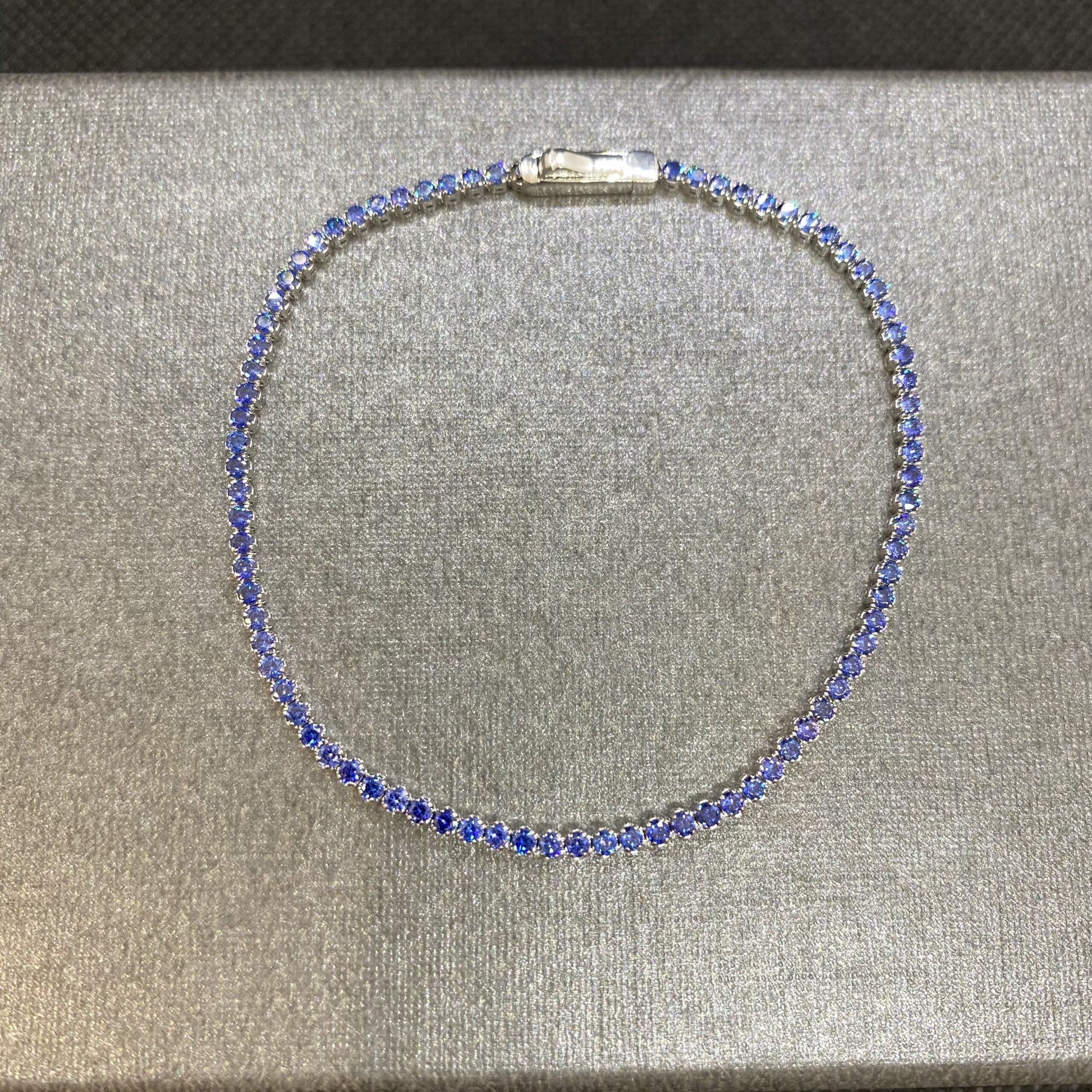 14K Real Solid Gold Tennis Bracelet for Women | CZ Eternity Tennis Bracelet for Her, Valentine's day gift