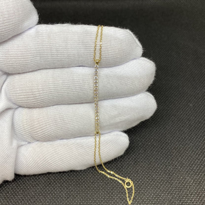 14K Real Solid Gold Tennis Bracelet for Women | CZ Tennis Bracelet christmas gift