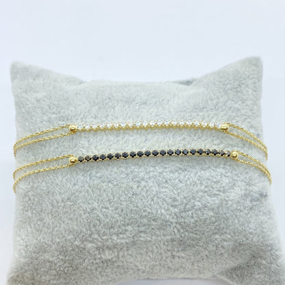 14K Real Solid Gold Tennis Bracelet for Women | CZ Tennis Bracelet christmas gift