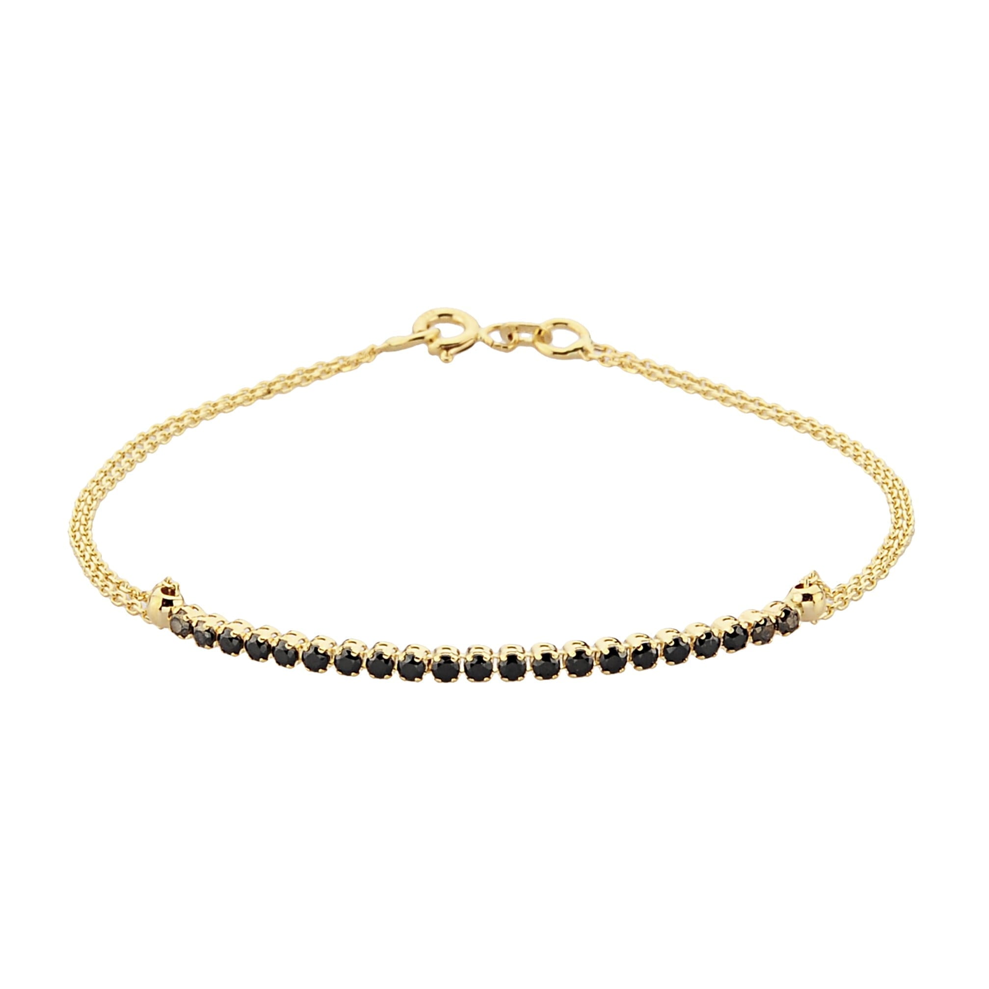 14K Real Solid Gold Tennis Bracelet for Women | CZ Tennis Bracelet birthday gift