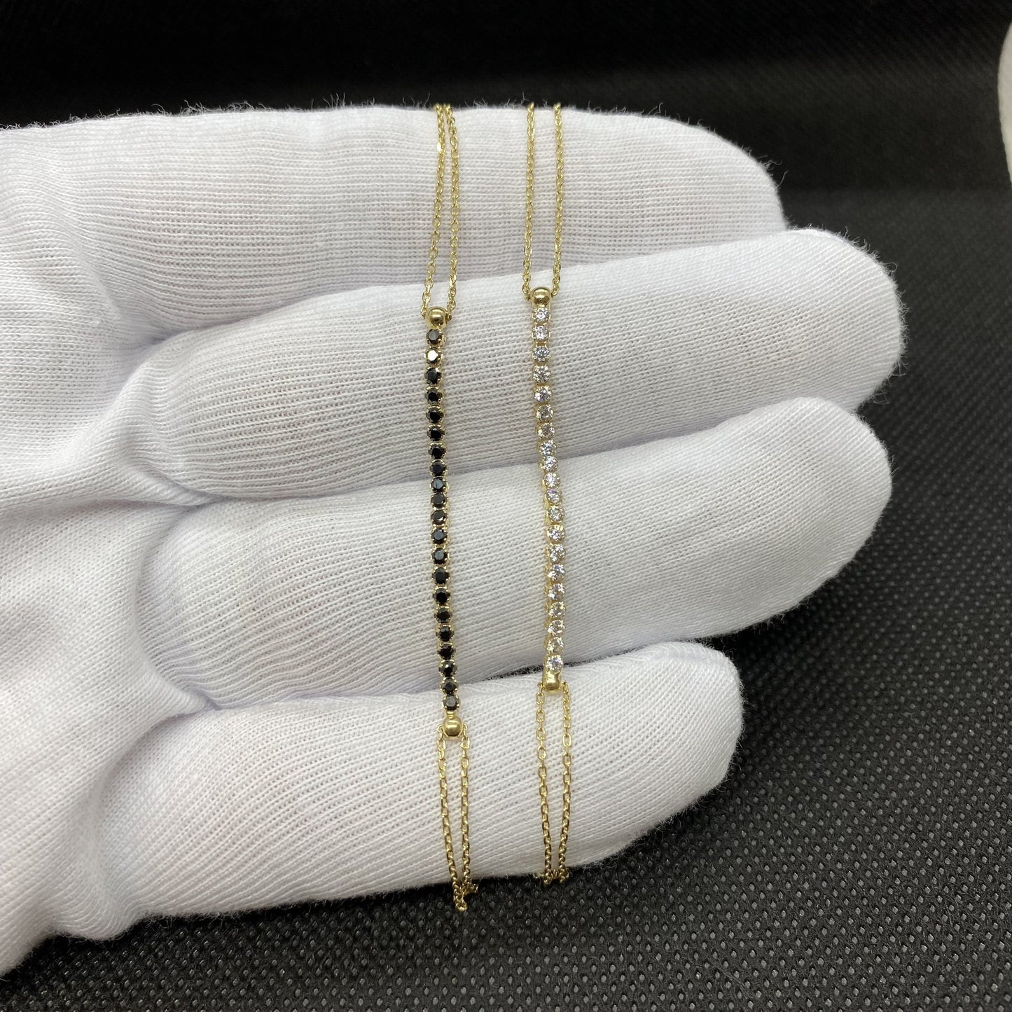 14K Real Solid Gold Tennis Bracelet for Women | CZ Tennis Bracelet birthday gift