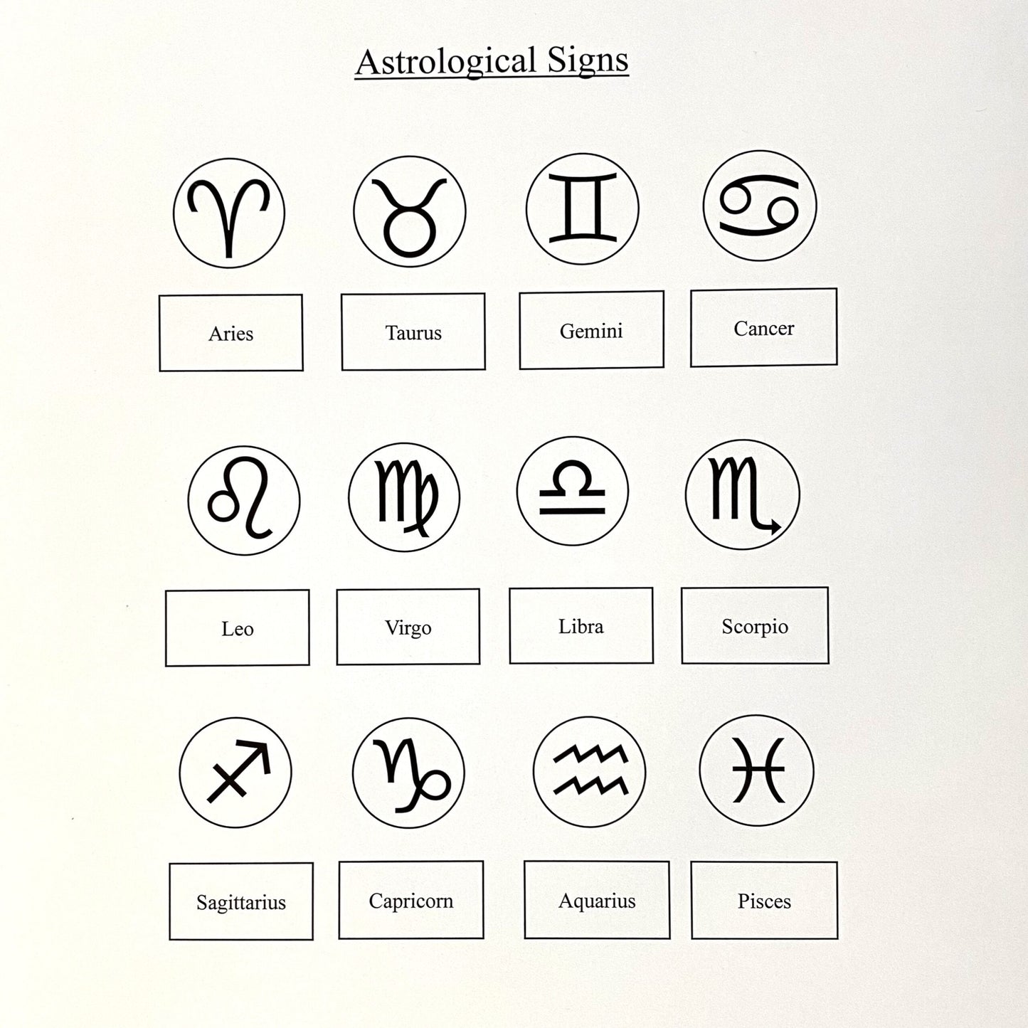 14K Real Solid Gold Zodiac Necklace, Engraved Astrology Necklace , Disc Horoscope Necklace ,Personalized Zodiac Sign Pendant