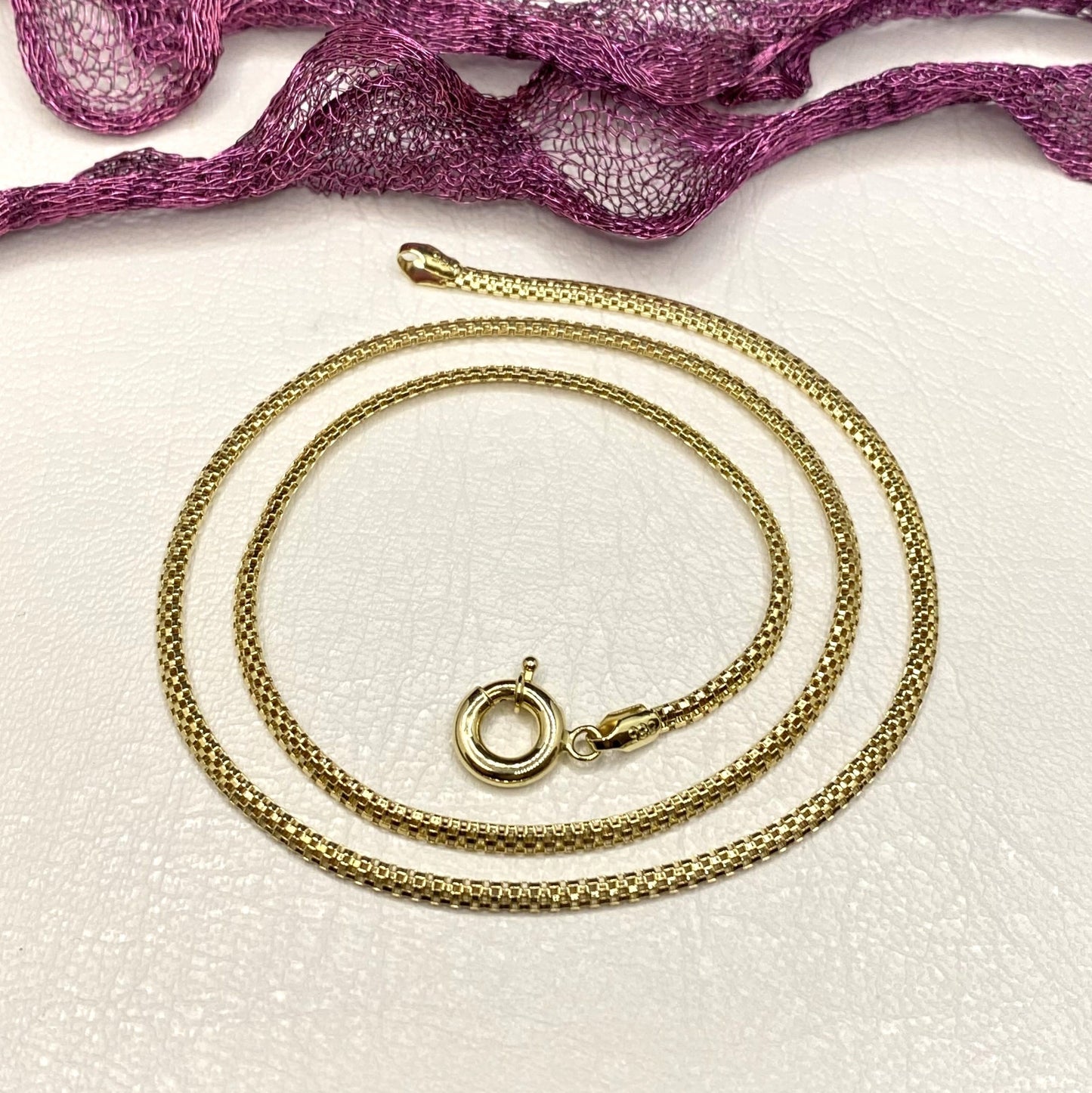 14K Solid Gold Herringbone Necklace for Women , 2.5MM X 1.4MM , Herringbone Necklace Gold ,Chain Jewelry ,Gift for Her , Christmas Gifts