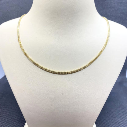 14K Solid Gold Herringbone Necklace for Women , 2.5MM X 1.4MM , Herringbone Necklace Gold , Chain Jewelry , Gift for mom , Christmas Gifts
