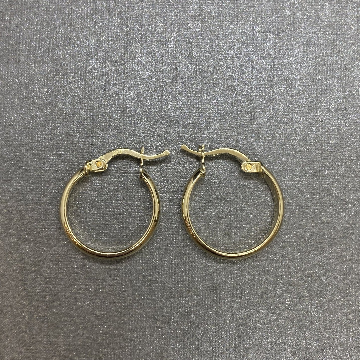 14K Solid Gold Hoop Earrings , Mini Hoop Earrings , Gift for Her , Birthday Gift for mom , 16 MM Size, 14K Gold Hoops, Women's Earrings