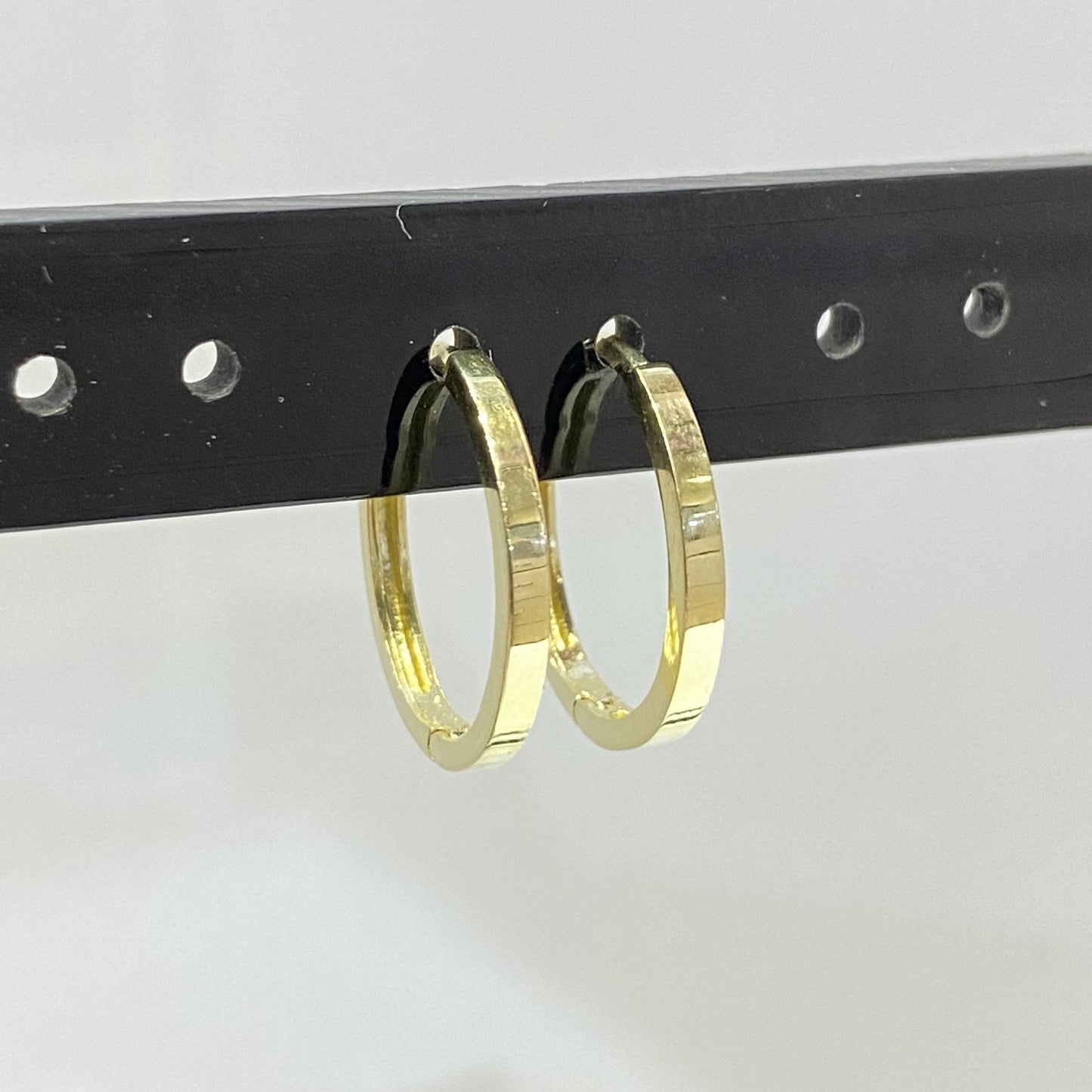 14K Solid Gold Hoop Earrings for Women , Simple Dainty Hoop Earrings Gold , Christmas Gift for mom , Gift for Her , Minimalist Hoop Earrings