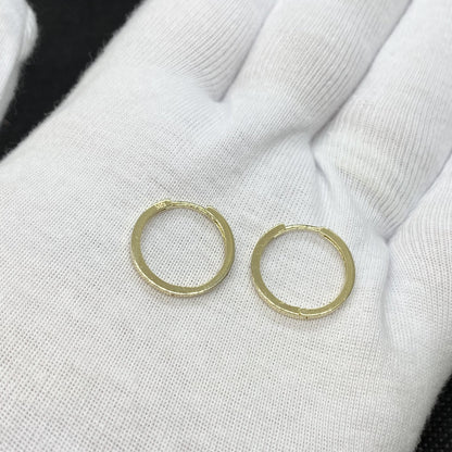 14K Solid Gold Hoop Earrings for Women , Small Dainty Hoop Earrings Gold , Birthday Gift for mom , Gift for Her , dainty Hoop Earrings