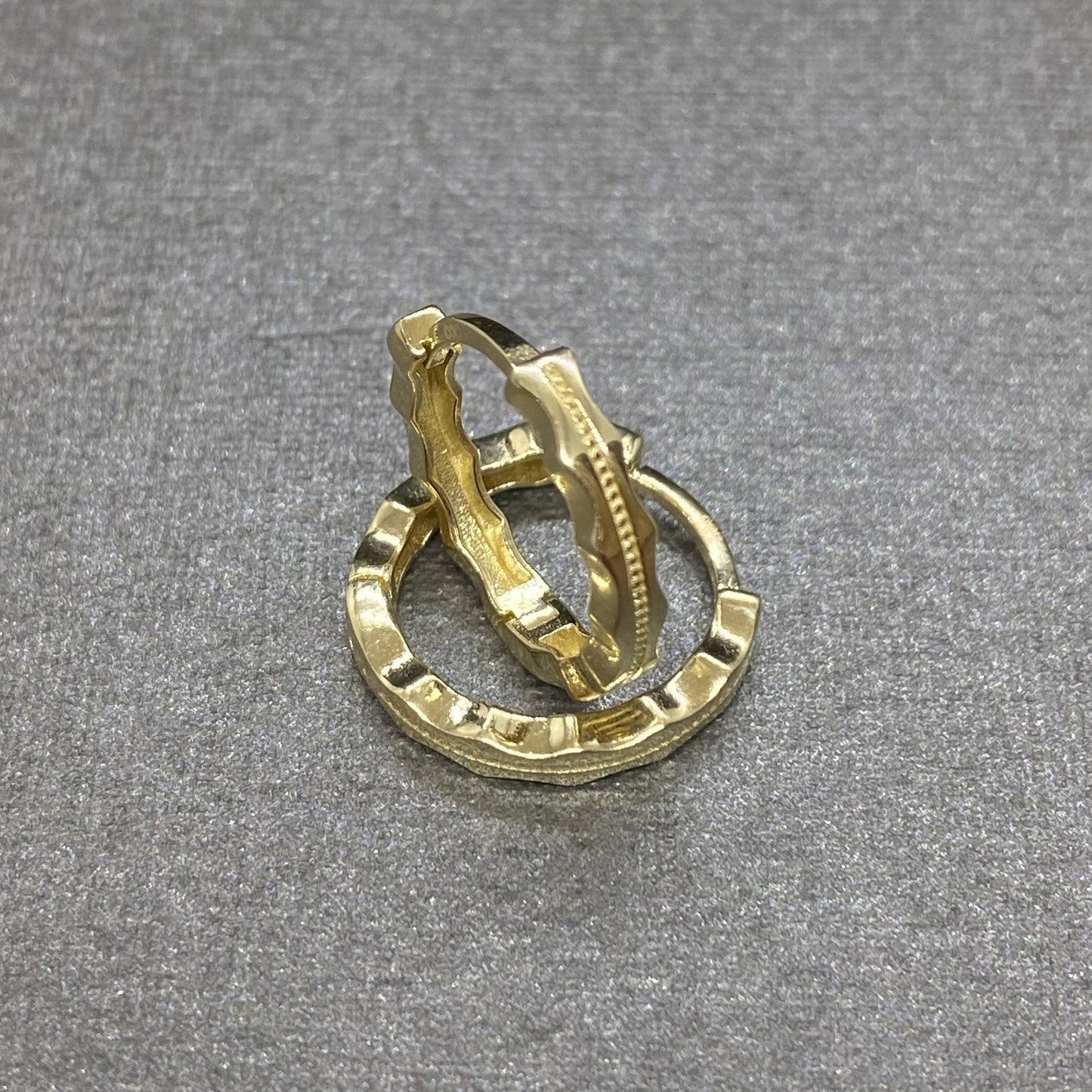 14K Solid Gold Hoop Earrings with Hand Engraved , Gift for Her , Minimalist Earrings for Women , Dainty Small Hoops Earrings , Christmas Gift