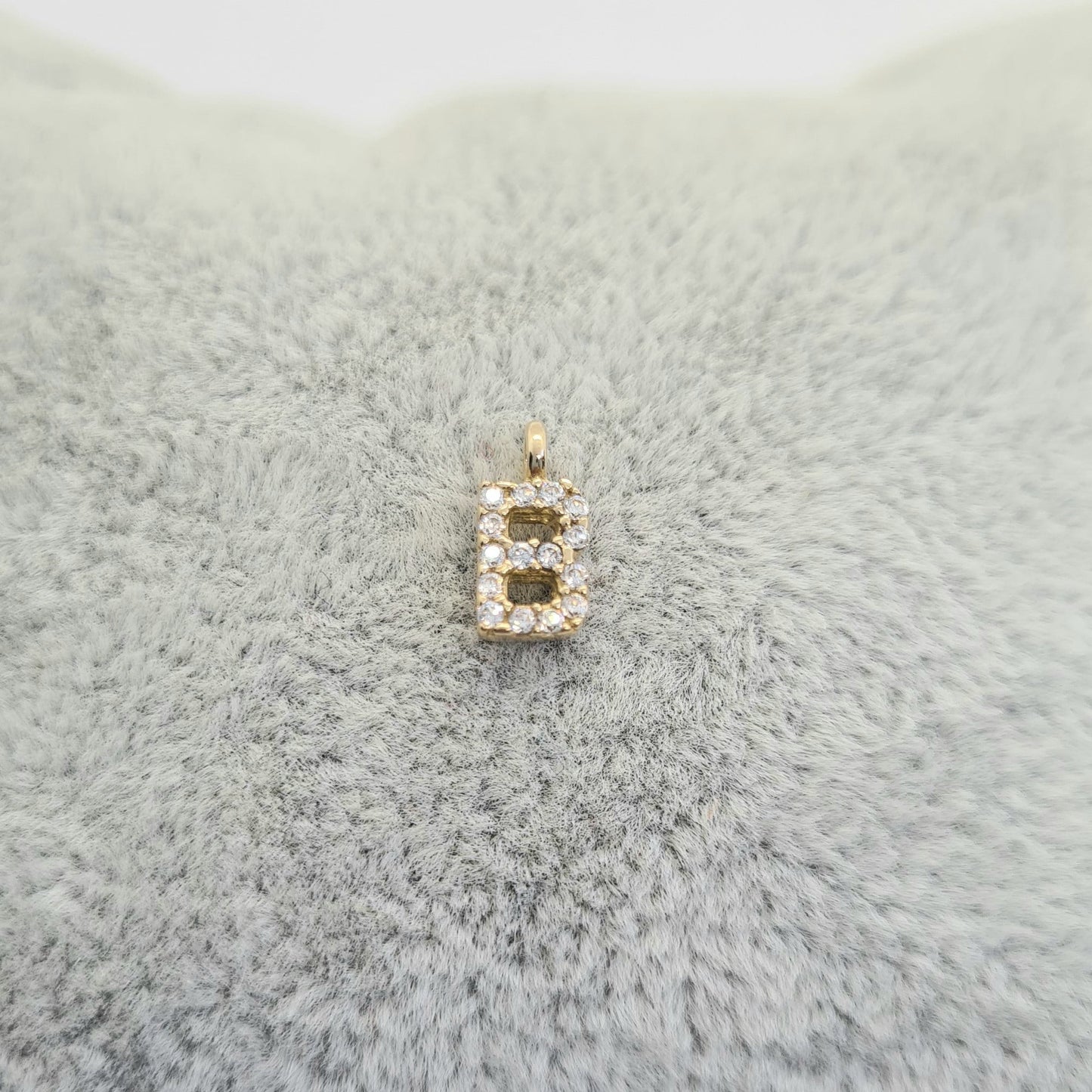 Initial Bracelet for Women A-Z Custom Letters with White Zirconia Stone Adjustable Personalized 14K Real Solid Gold yellow gold chain Alphabet.