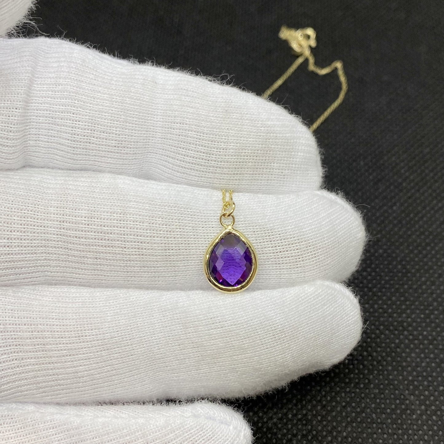 14K Solid Gold June Birthstone Necklace for Women, Alexandrite Birthstone , Personalized Gifts for Her ,Christmas Gift, Birthstone Jewelry