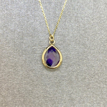 14K Solid Gold June Birthstone Necklace for Women, Alexandrite Birthstone , Personalized Gifts for Her ,Christmas Gift,Birthstone Jewelry