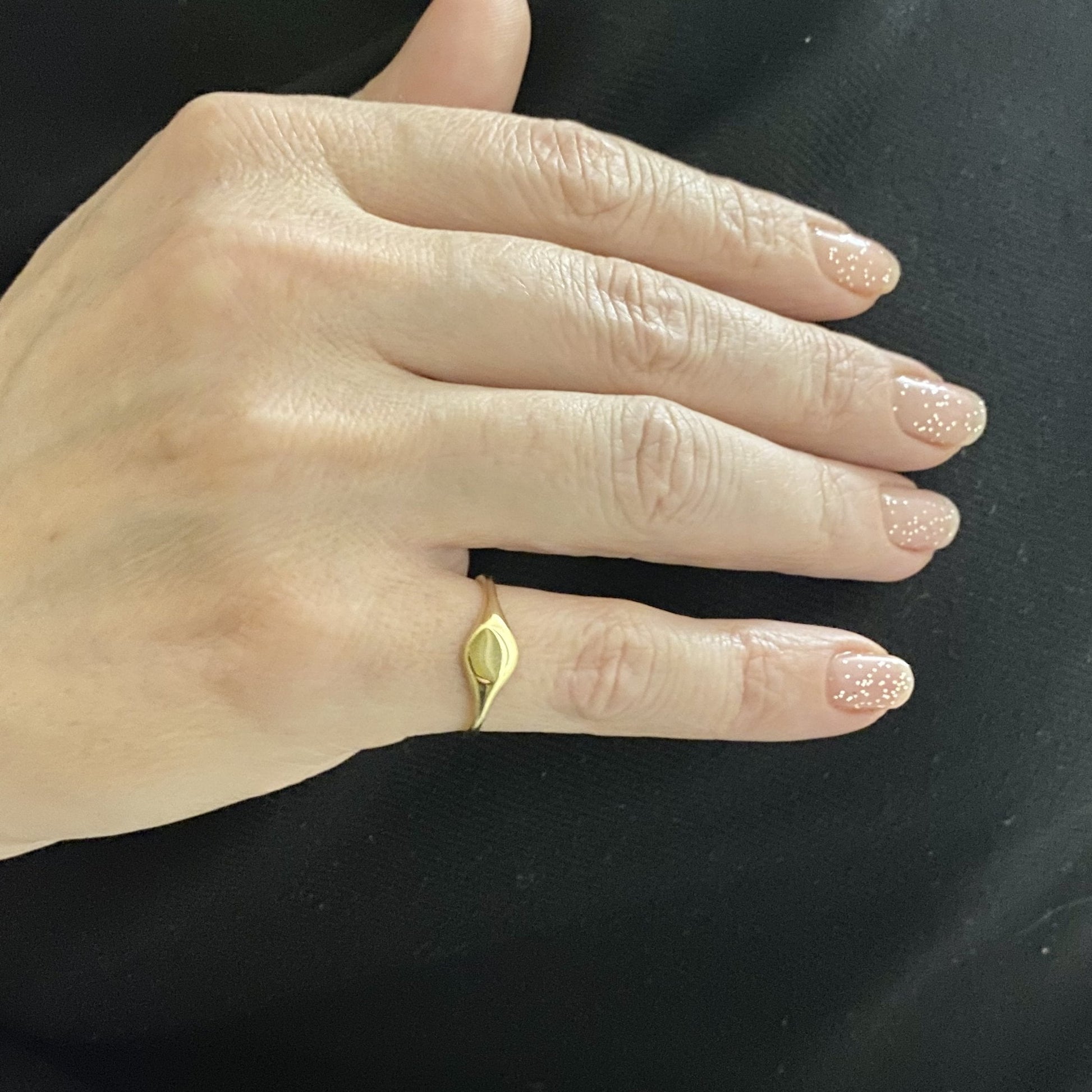 14K Solid Gold Oval Signet Ring for Women, Solid Gold Signet Ring , Oval Statement Ring, Gold Stacking Ring , 14k Solid Gold Ring, Custom christmas gift