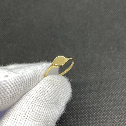 14K Solid Gold Oval Signet Ring for Women, Solid Gold Signet Ring , Oval Statement Ring, Gold Stacking Ring , 14k Solid Gold Ring, xmas gift