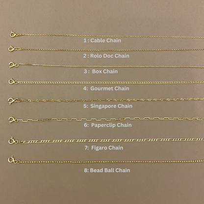 14K Solid Gold Bold Custom Name Necklace with Optional Laser Lines