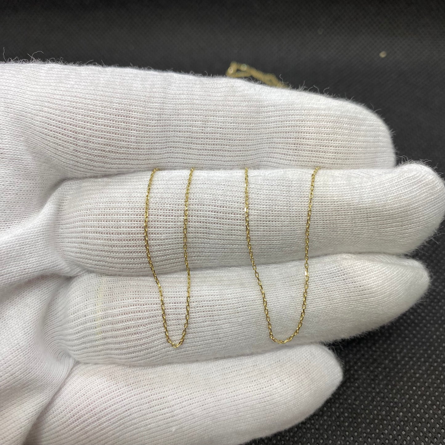 14K Real Solid Gold Chain Necklace