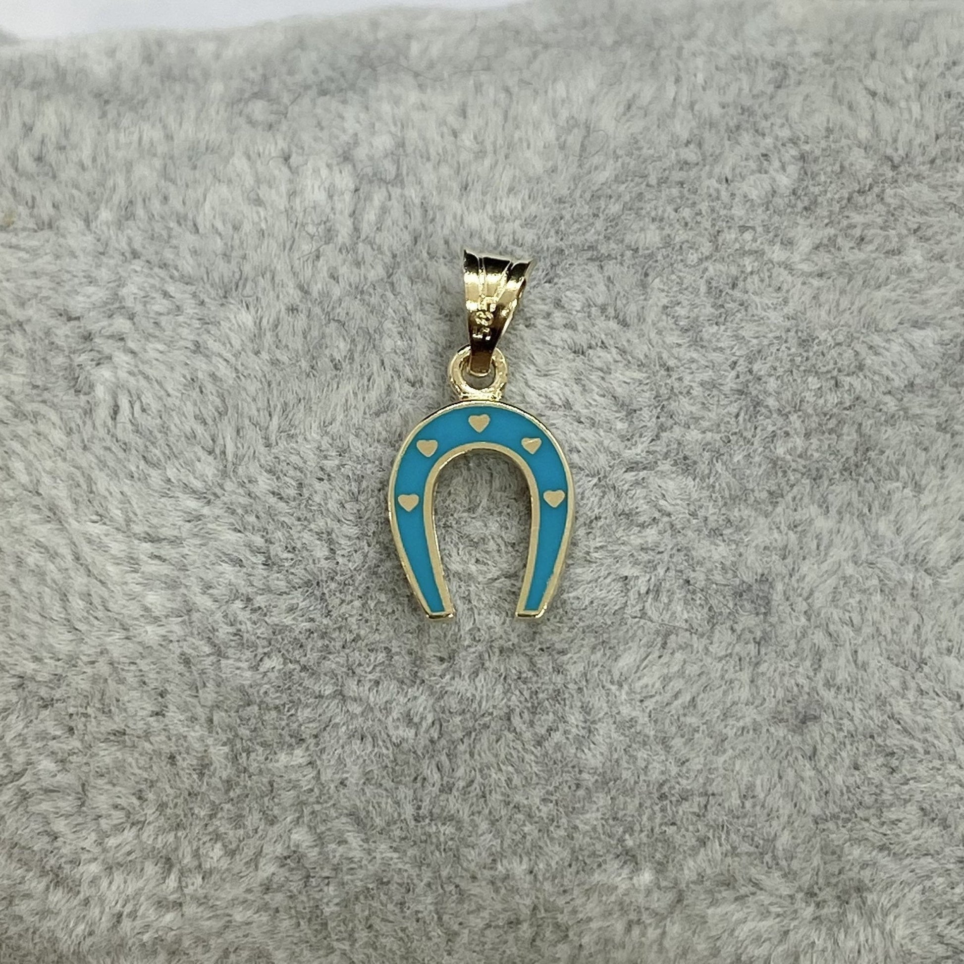 14k yellow gold horseshoe necklace ,14K Real Solid Gold Horseshoe Necklace for Women , Lucky Horseshoe necklace