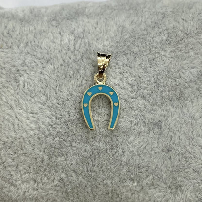 14k yellow gold horseshoe necklace ,14K Real Solid Gold Horseshoe Necklace for Women , Lucky Horseshoe necklace