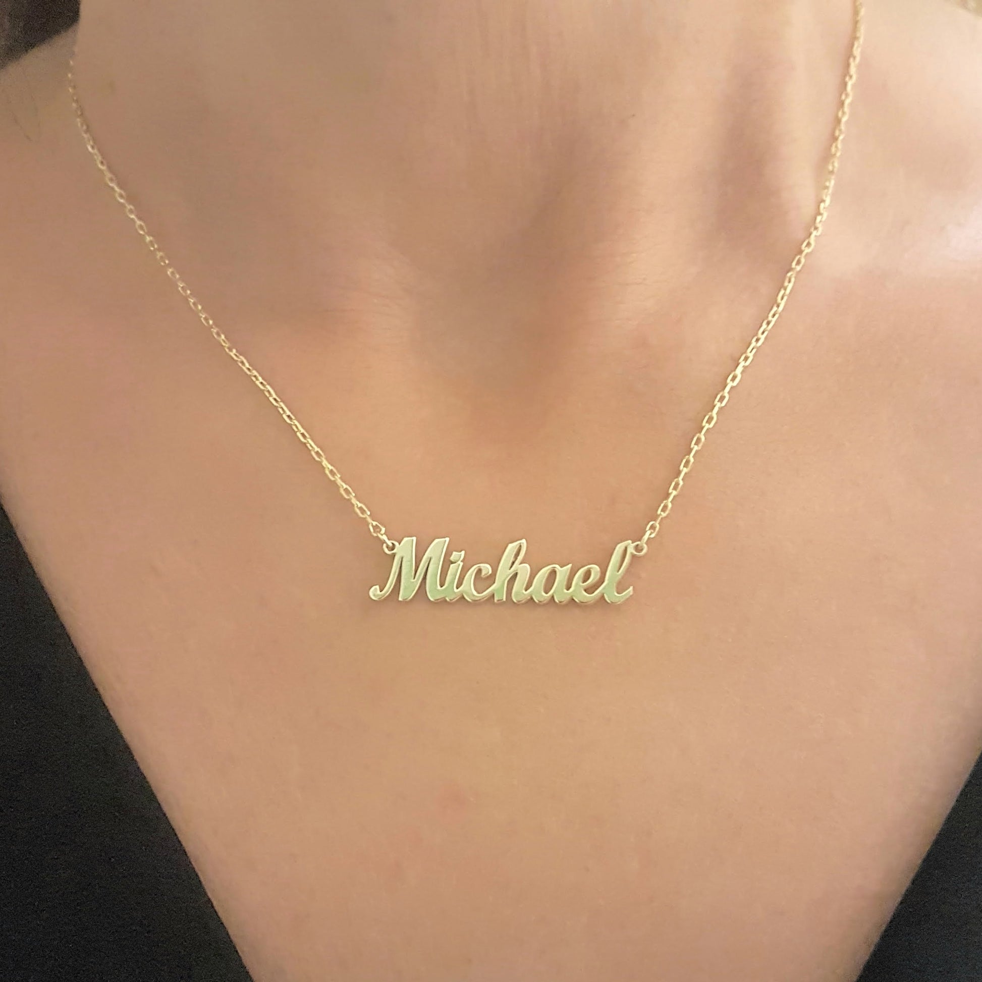 Custom Name Necklace , Modern Name Necklace , Family Necklace , Custom Necklace , Personalized Name Necklace, Name Necklace for Women