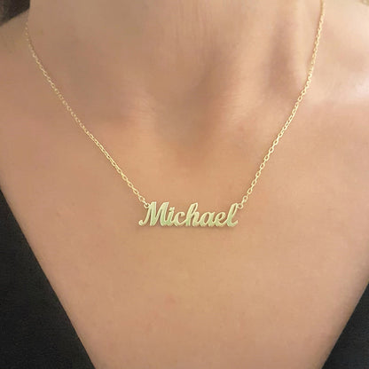 Custom Name Necklace , Modern Name Necklace , Family Necklace , Custom Necklace , Personalized Name Necklace, Name Necklace for Women