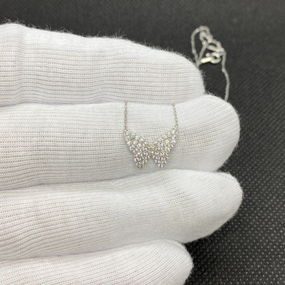 925K Sterling Silver Butterfly Necklace for Women , Butterfly Pendant , Everyday Jewelry , Silver Necklace , Minimalist Layering Necklace