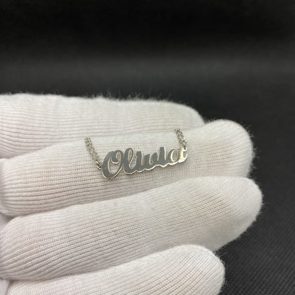925K Sterling Silver Custom Name Bracelet , Name Plate Bracelet ,Silver Name Bracelet for Women Girls Kids , Personalized Jewelry Gifts